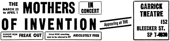 23/03-03/04/1967Garrick Theater, New York, NY [3]